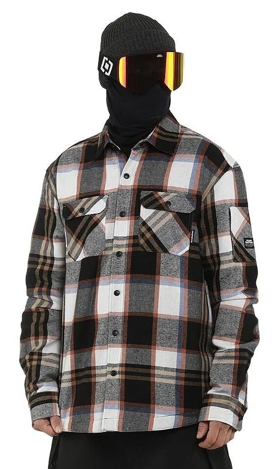 camisa Horsefeathers Dough Insulated LS - Rust - men´s