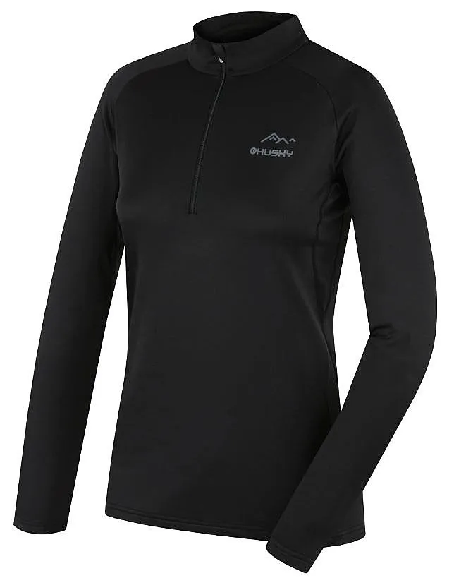 camisa Husky Active Winter Tromi Zip LS - Black - women´s