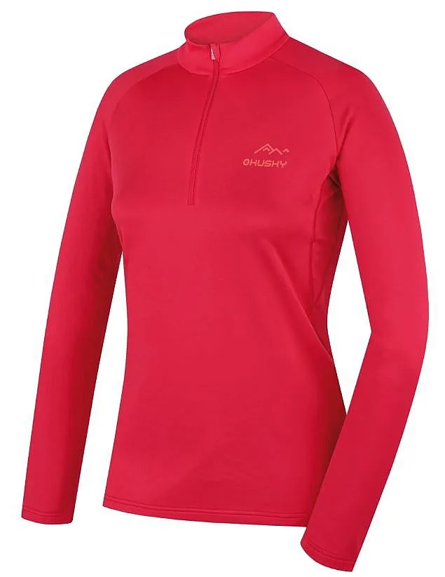 camisa Husky Active Winter Tromi Zip LS - Pink - women´s