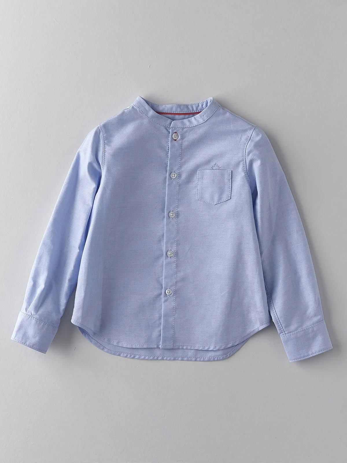 Camisa oxford celeste