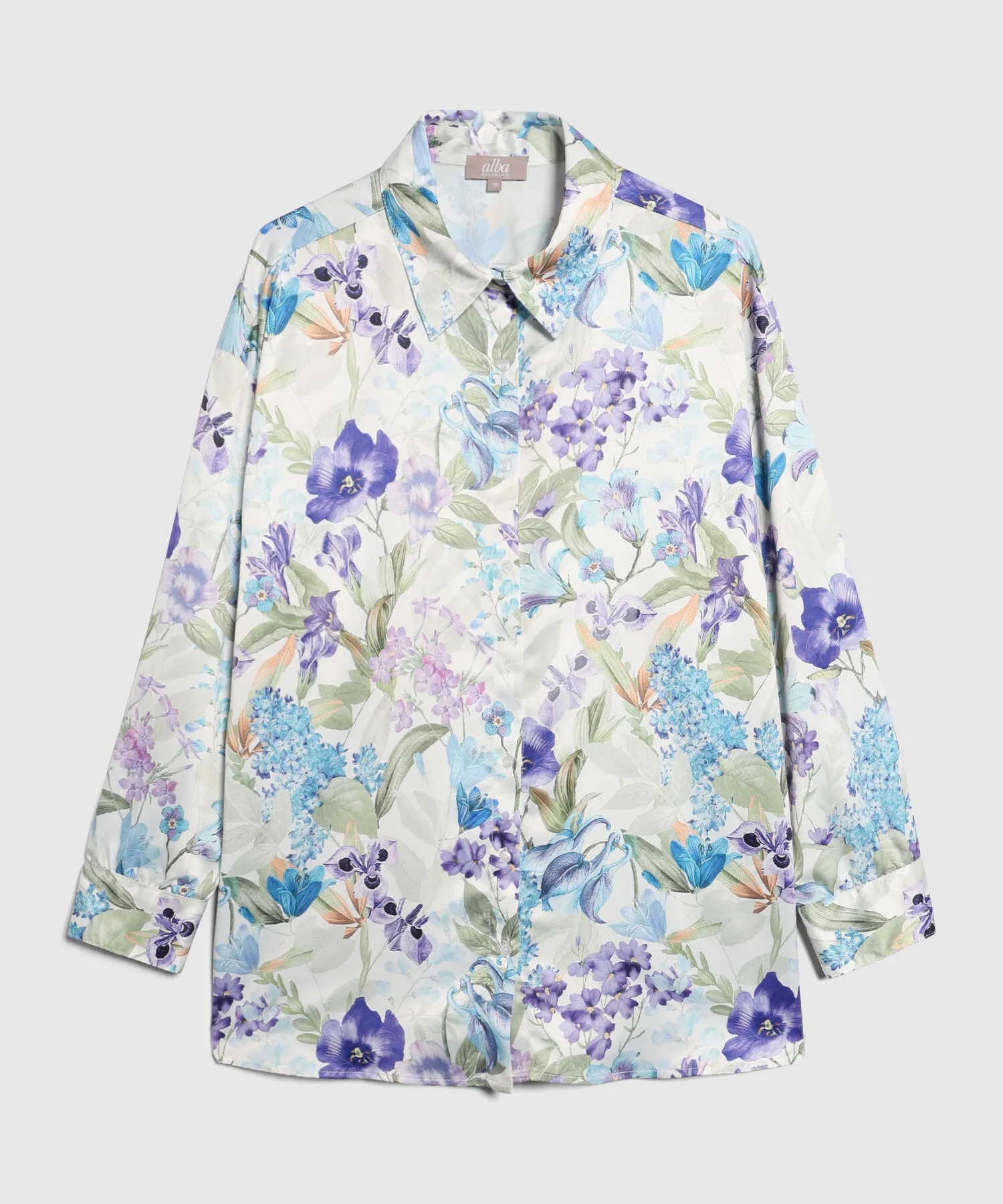 Camisa Satinada Estampada-