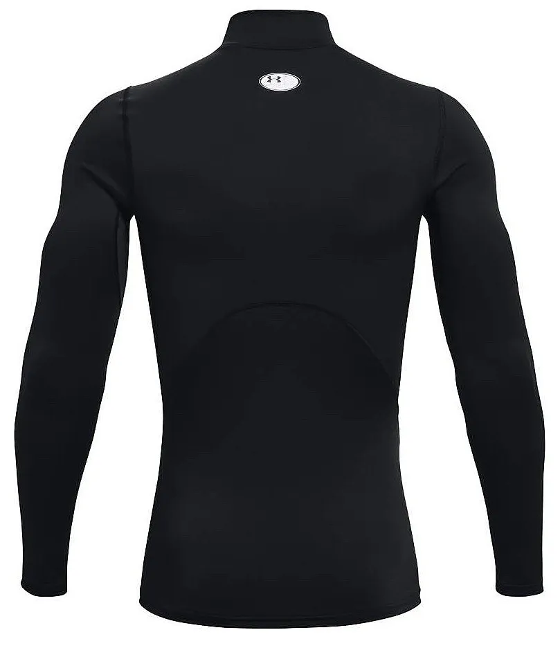 camisa Under Armour ColdGear Armour Compression Mock LS - 001/Black/White - men´s