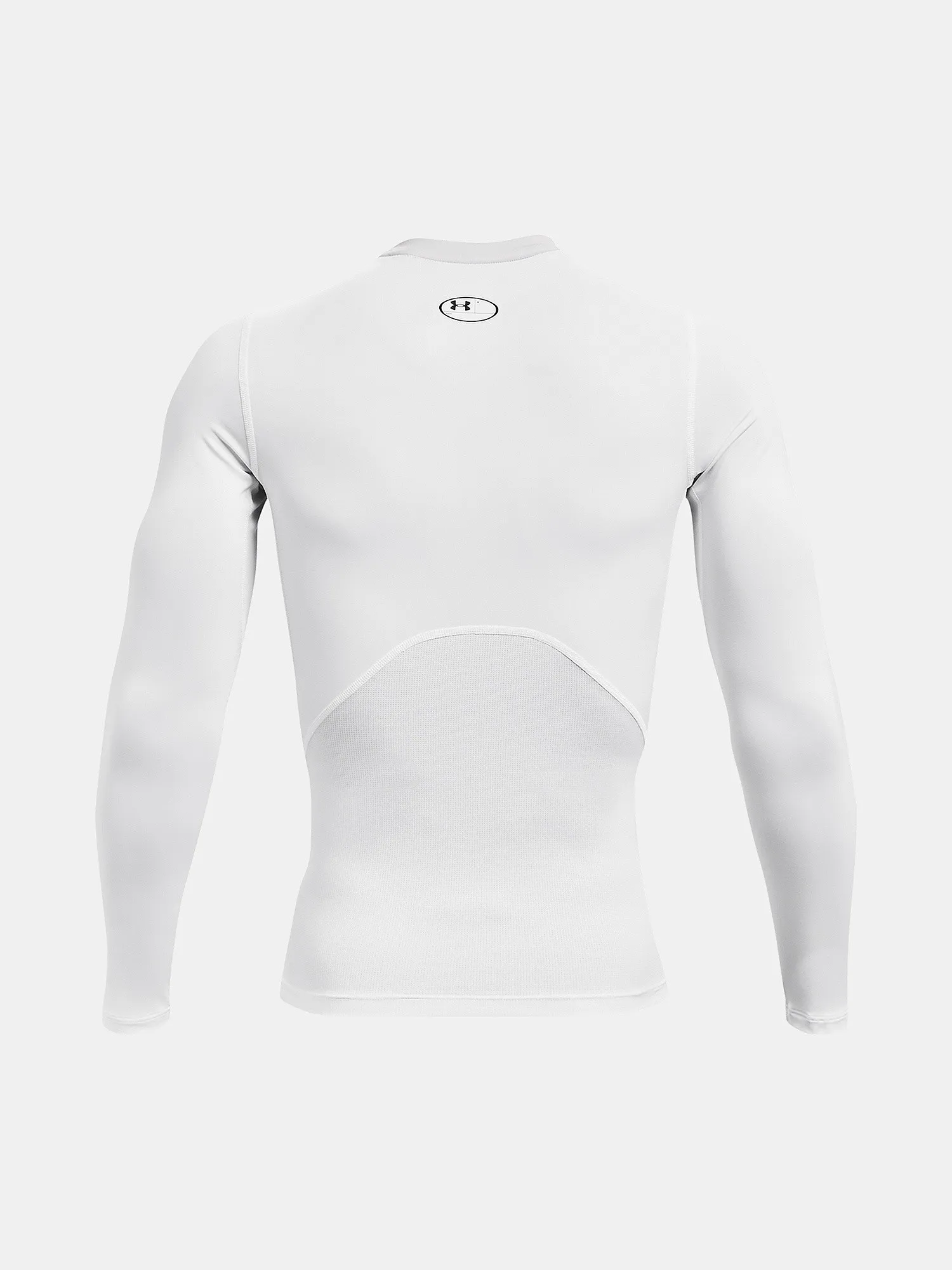 camisa Under Armour HeatGear Armour Compression LS - White/Black - men´s