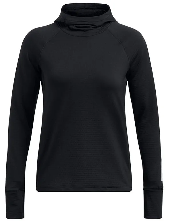 camisa Under Armour Launch Cold Weather Balaclava Hoodie LS - Black/Reflective - women´s