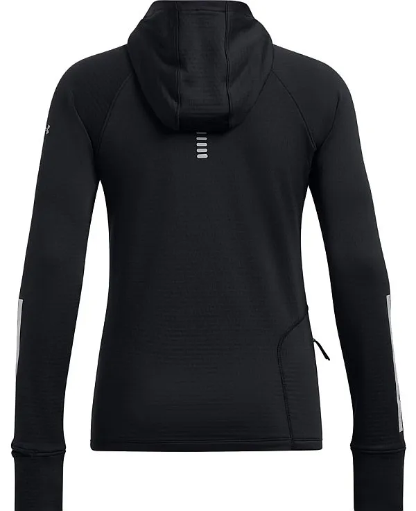 camisa Under Armour Launch Cold Weather Balaclava Hoodie LS - Black/Reflective - women´s