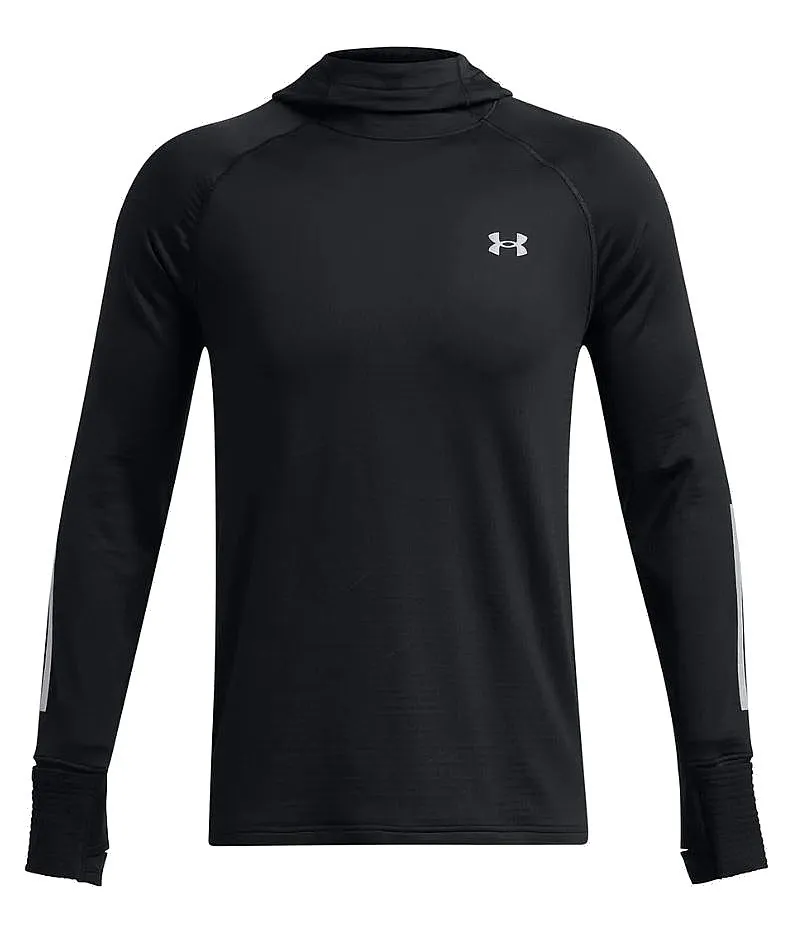 camisa Under Armour Launch Elite Cold Weather Balaclava Hoodie LS - Black/Reflective - men´s