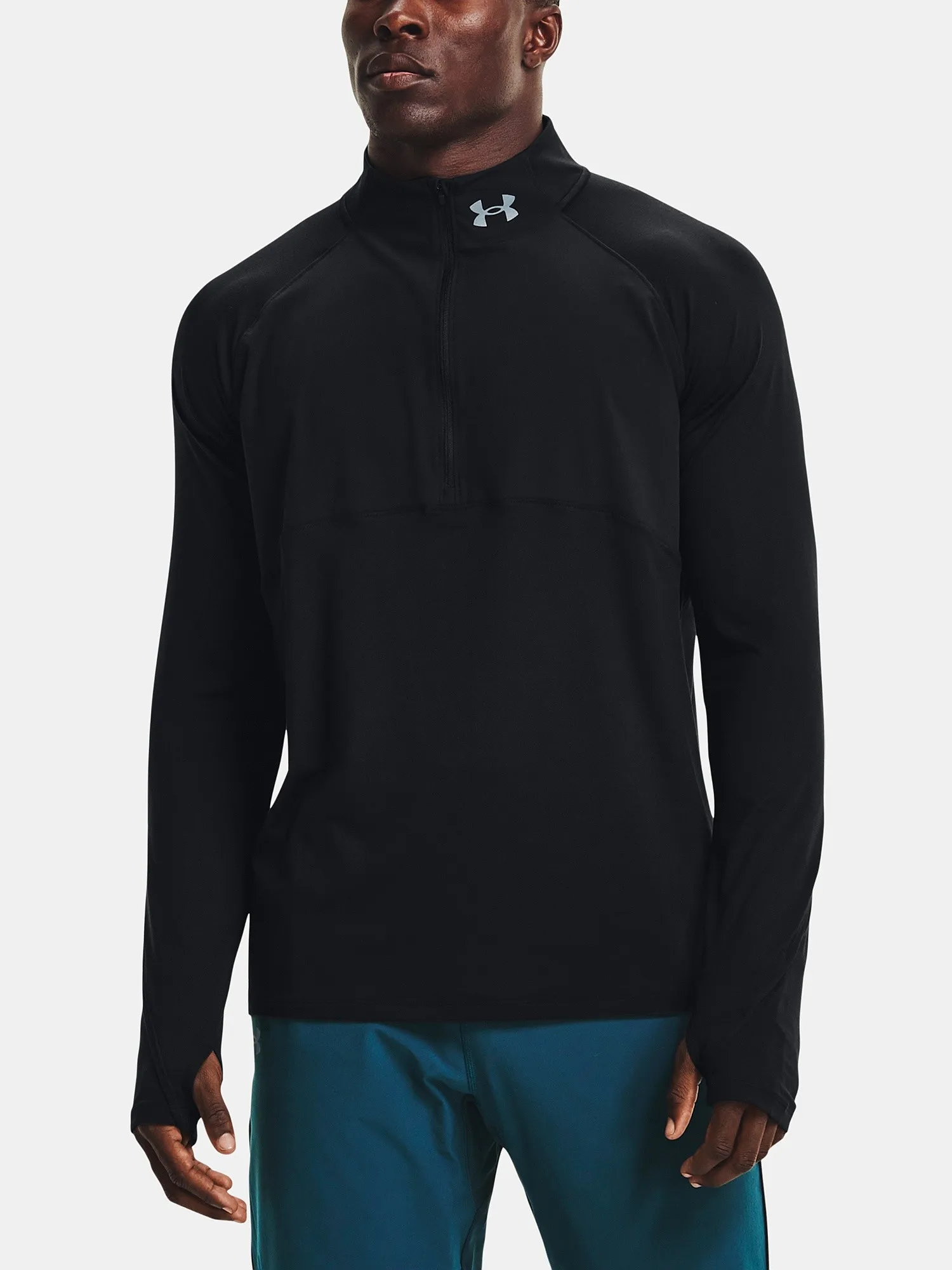 camisa Under Armour Qualifier Run 2.0 LS - Black - men´s