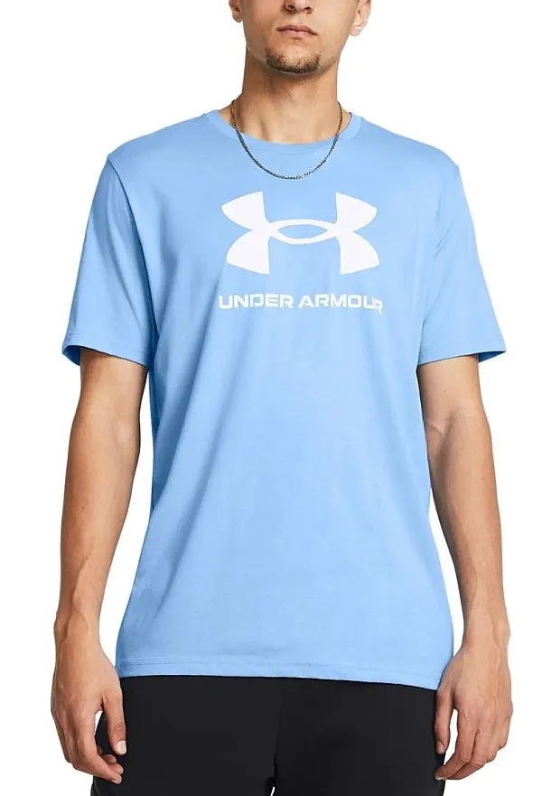 camisa Under Armour Sportstyle Logo Update - Horizon Blue/White - men´s