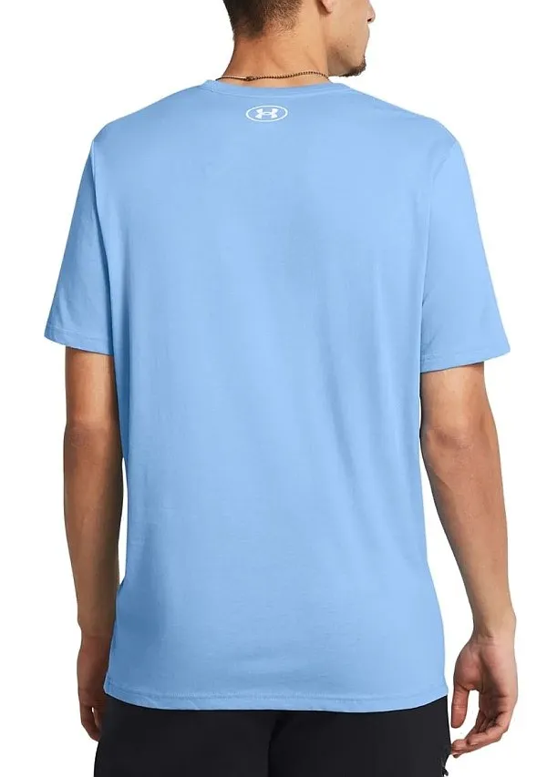 camisa Under Armour Sportstyle Logo Update - Horizon Blue/White - men´s