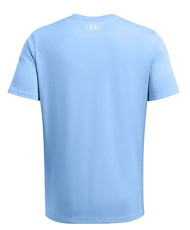 camisa Under Armour Sportstyle Logo Update - Horizon Blue/White - men´s