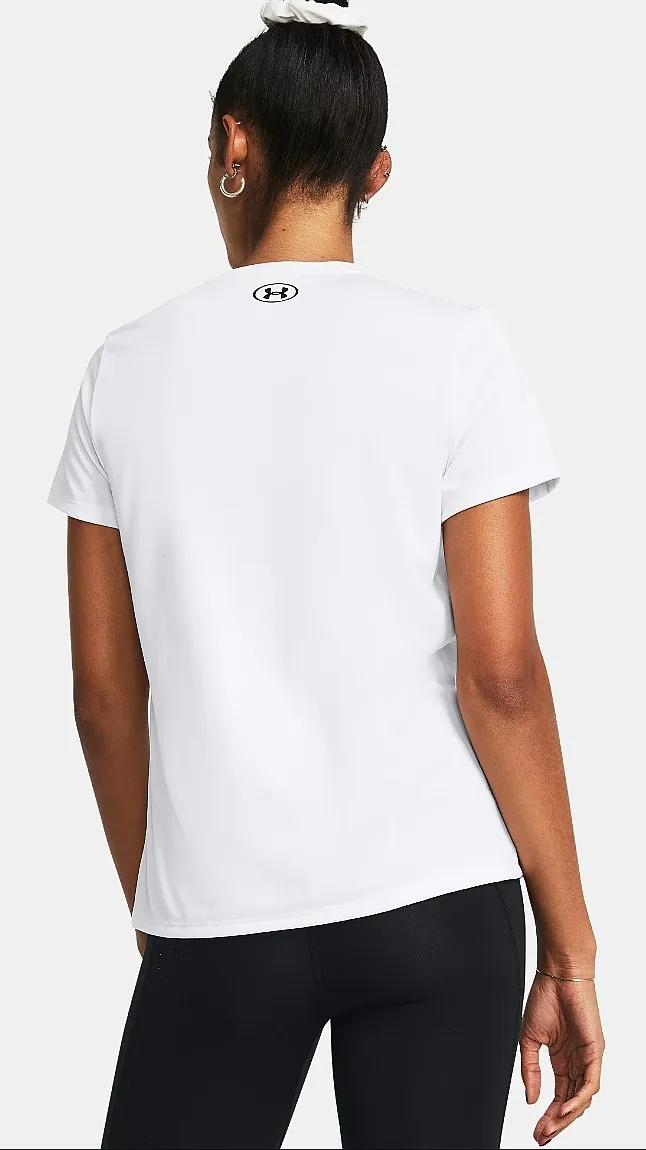 camisa Under Armour Tech SSV Solid - White/Black - women´s