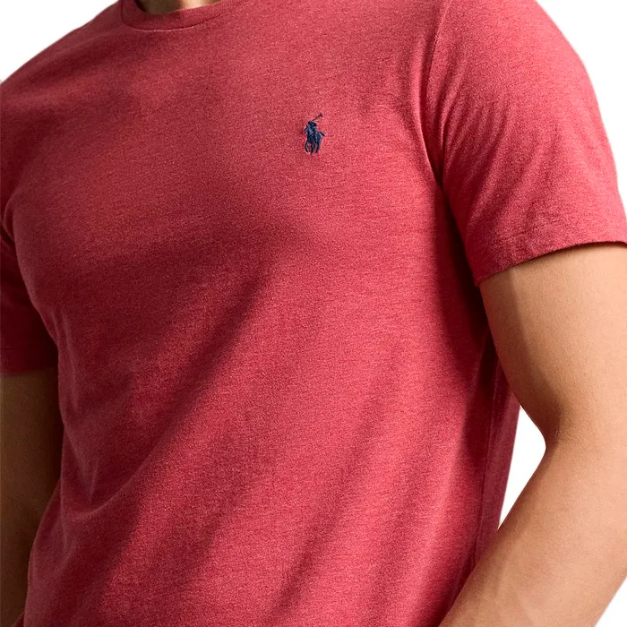 Camiseta Polo Custom slim fit jersey – Red Heather