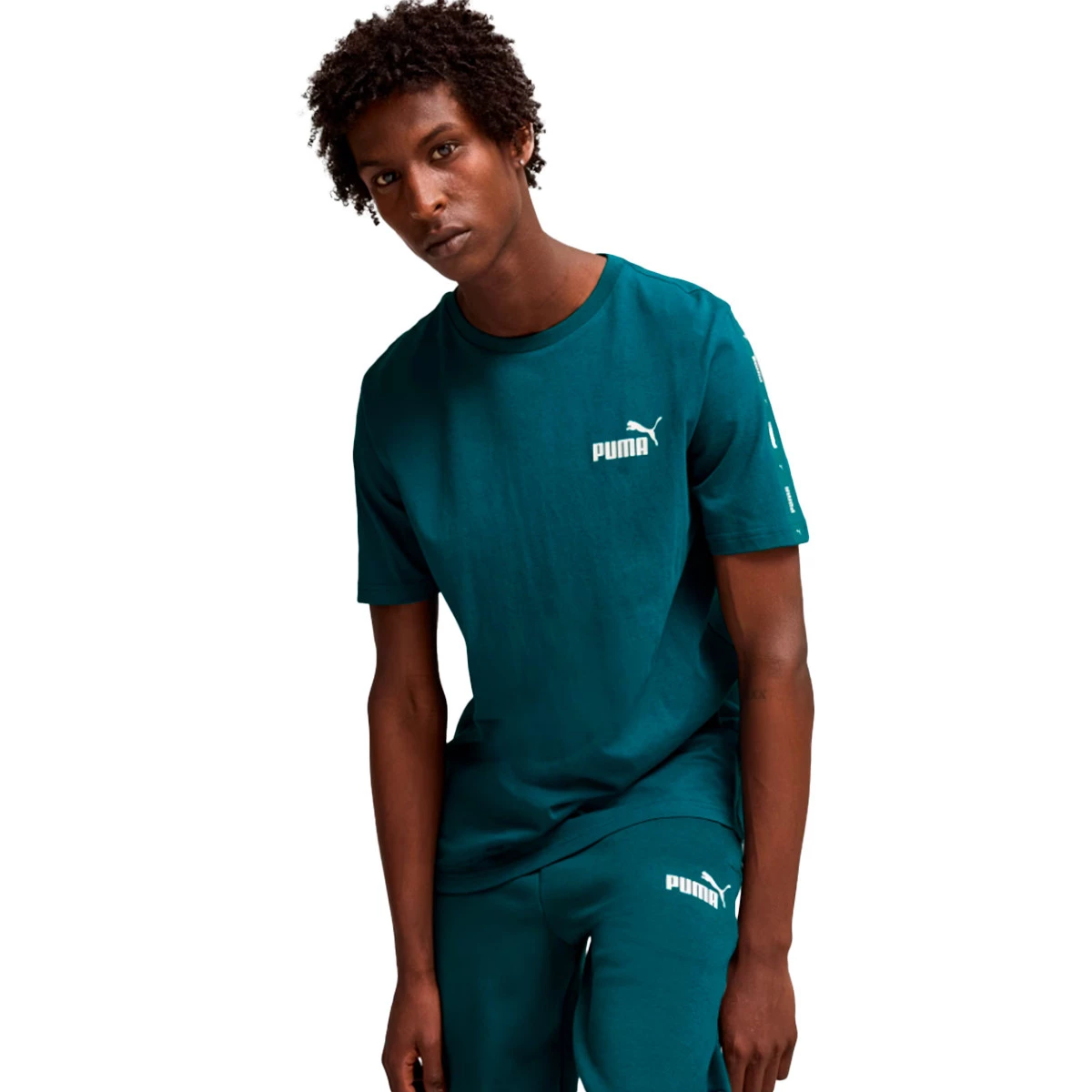 Camiseta Puma Essentials + Tape