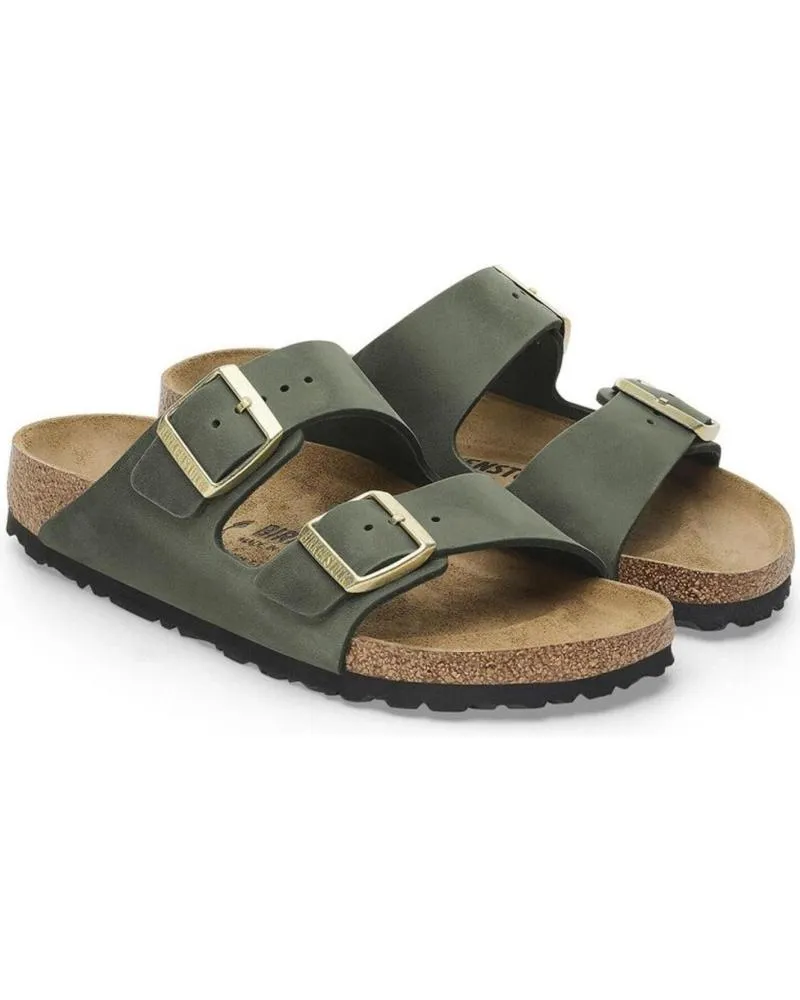 Chanclas BIRKENSTOCK  de Mujer ARIZONA WAXY LEATHER  KAKI