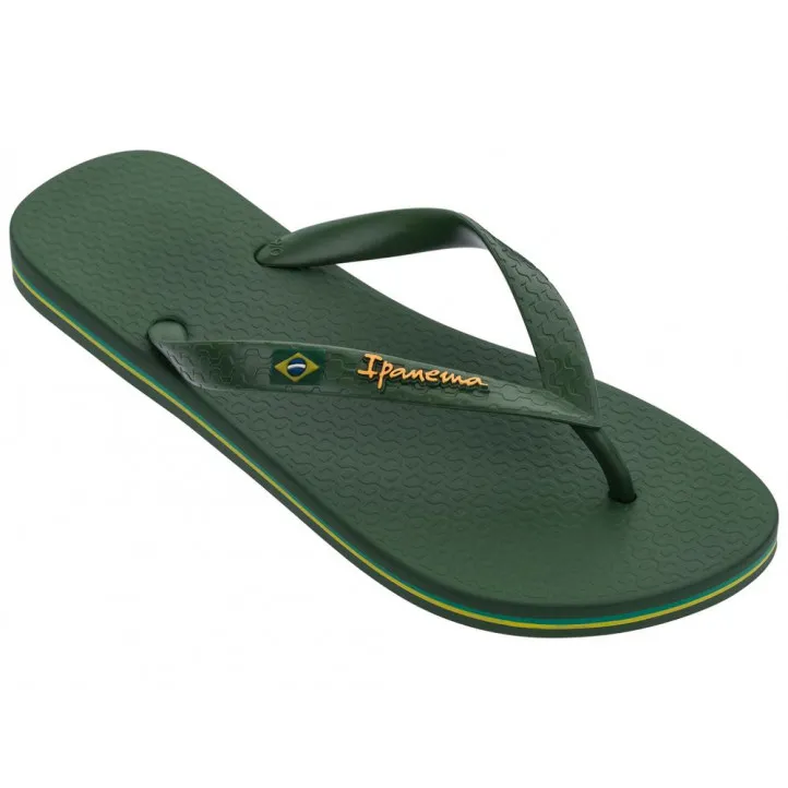 CHANCLAS DE HOMBRE IPANEMA CLAS BRASIL II AD GREEN/GREEN