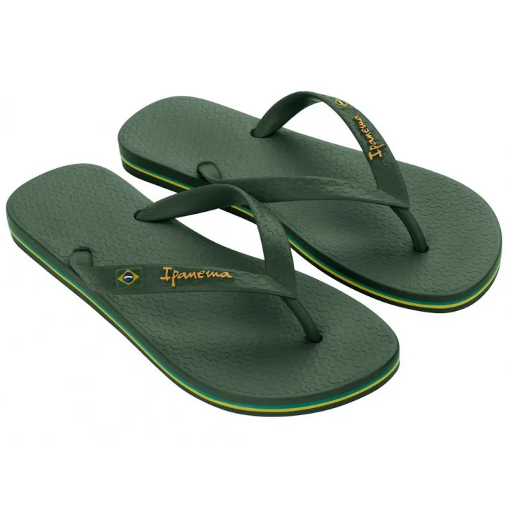 CHANCLAS DE HOMBRE IPANEMA CLAS BRASIL II AD GREEN/GREEN