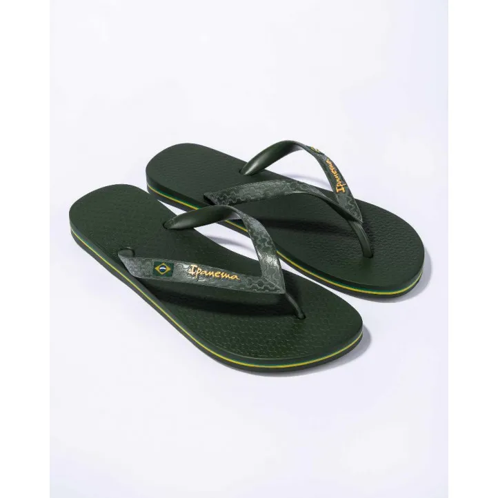 CHANCLAS DE HOMBRE IPANEMA CLAS BRASIL II AD GREEN/GREEN