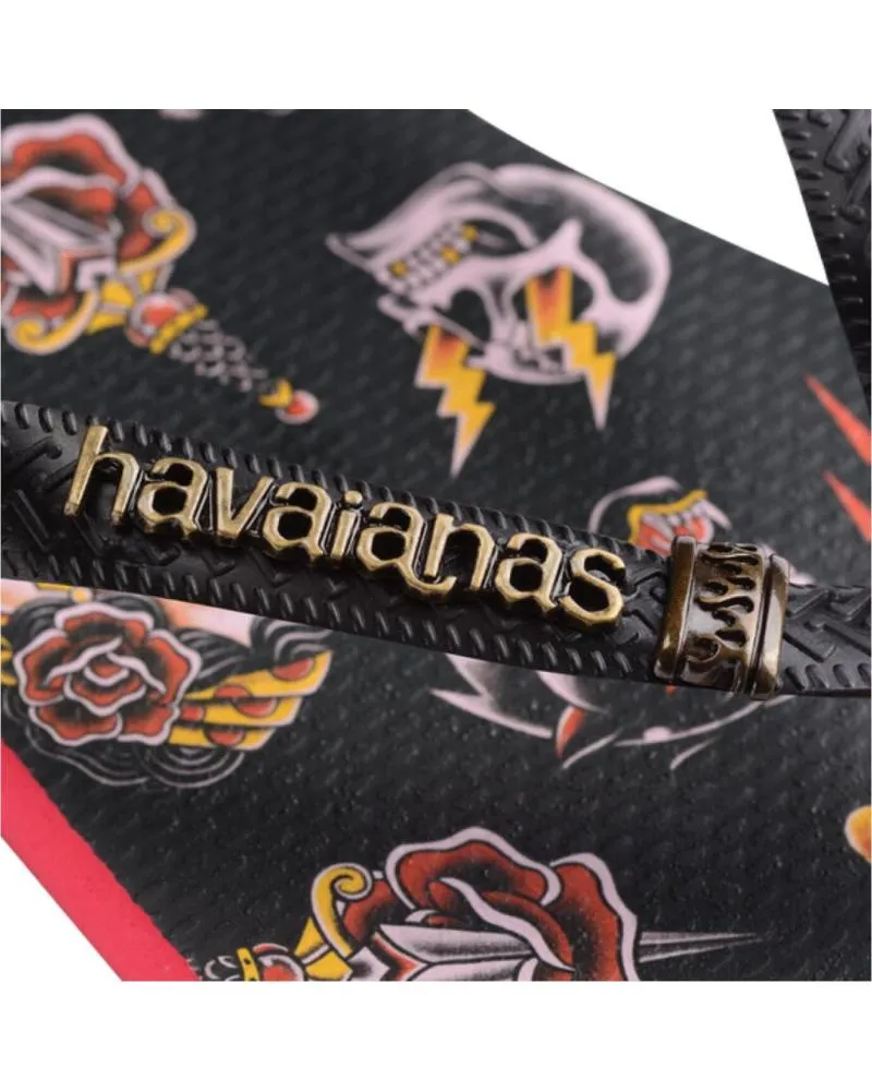 Chanclas de Hombre y Niño HAVAIANAS ESCLAVA 4349 RUBY RED-BLACK