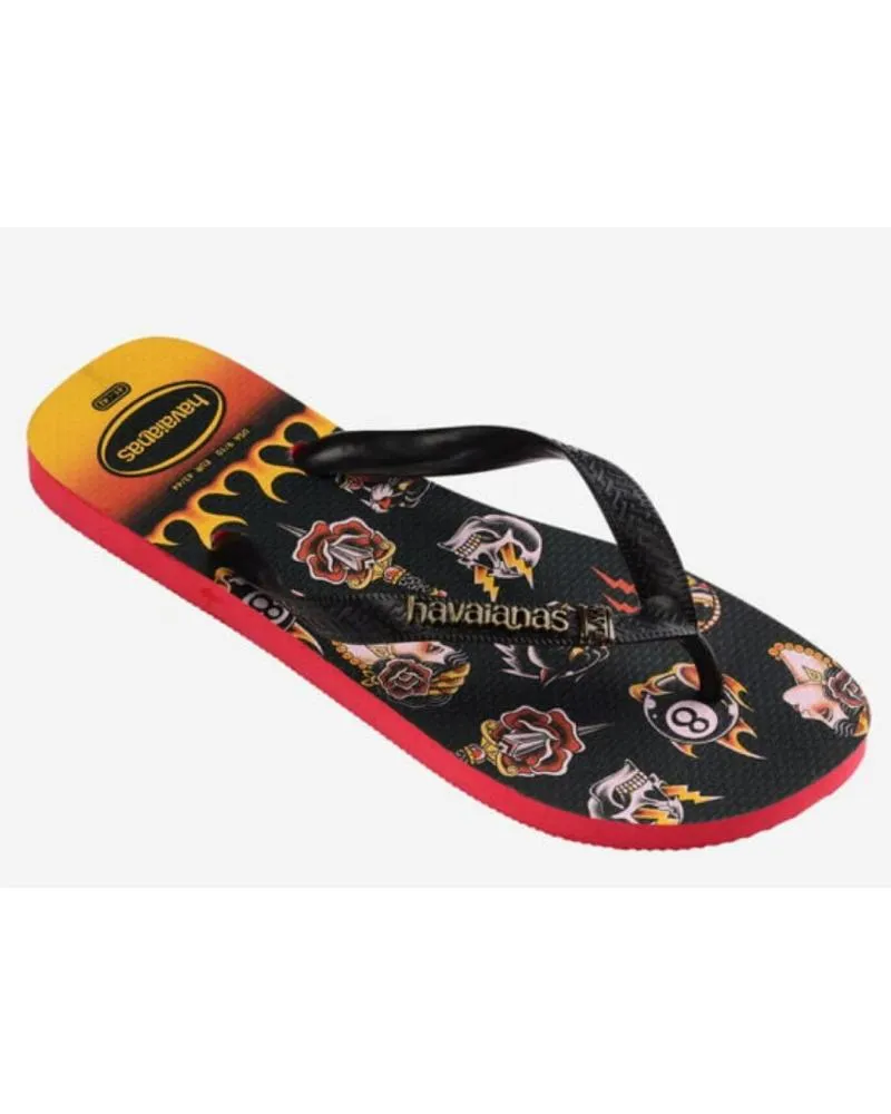 Chanclas de Hombre y Niño HAVAIANAS ESCLAVA 4349 RUBY RED-BLACK