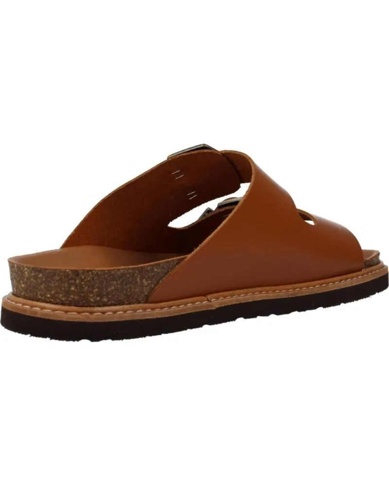 Chanclas de Mujer GENUINS GALIA MARRON