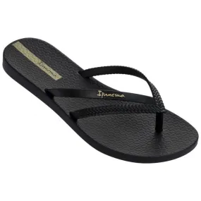 CHANCLAS DE MUJER IPANEMA BOSSA FEM BLACK/BLACK