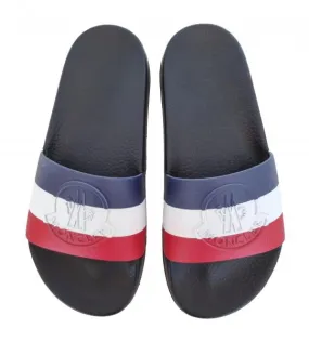 Chanclas de mujer MONCLER en goma JEANNE negro