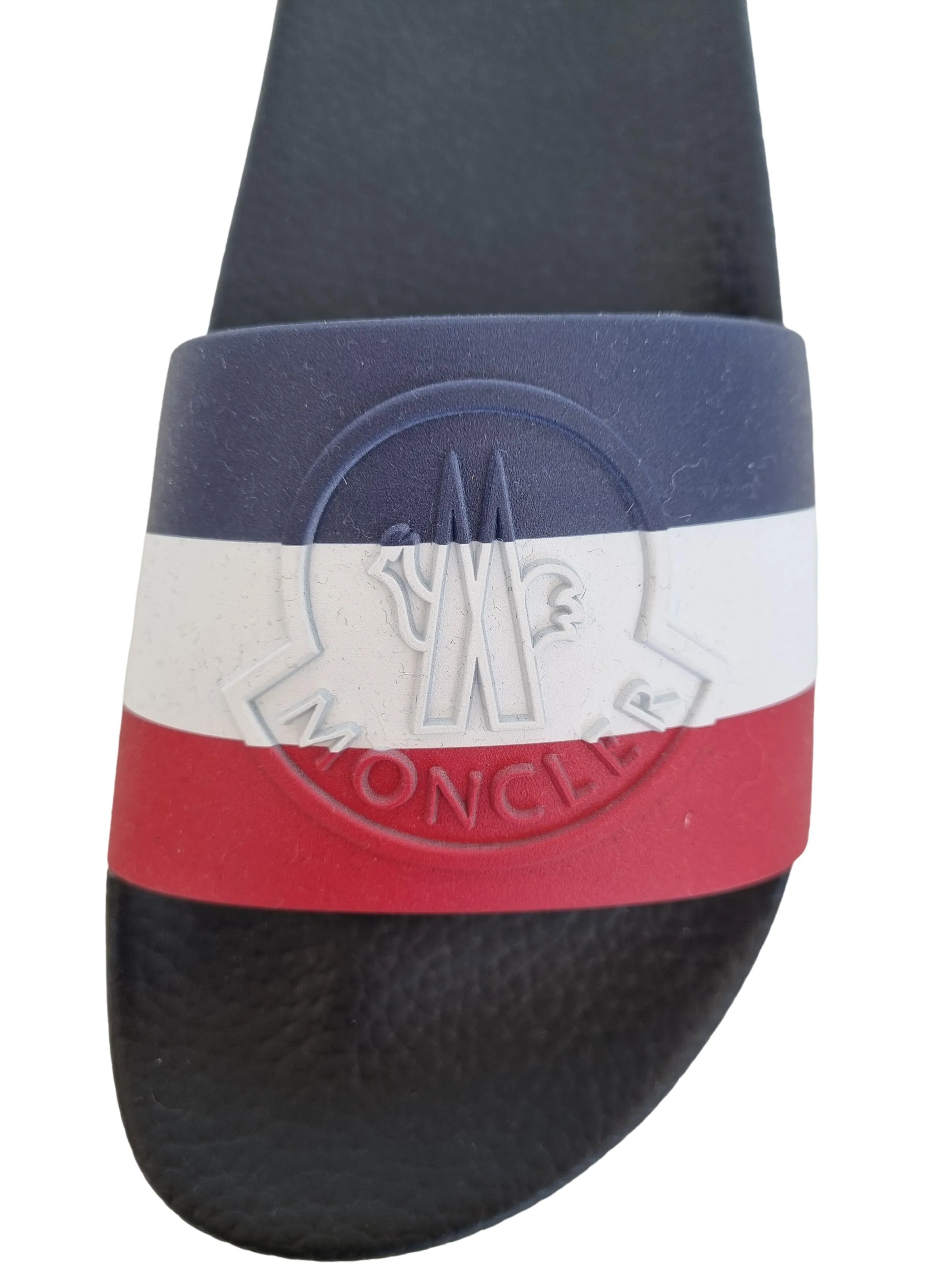 Chanclas de mujer MONCLER en goma JEANNE negro