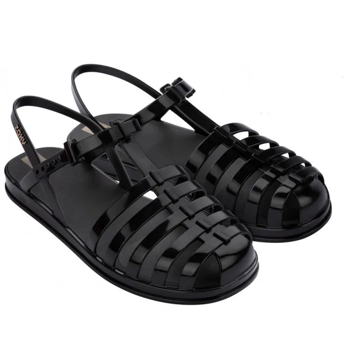 CHANCLAS DE MUJER ZAXY COMBINA SAND BLACK