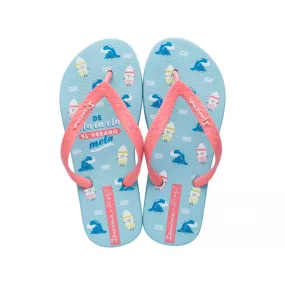 CHANCLAS DE NIñA IPANEMA + MR WONDERFUL II KIDS BLUE/PINK