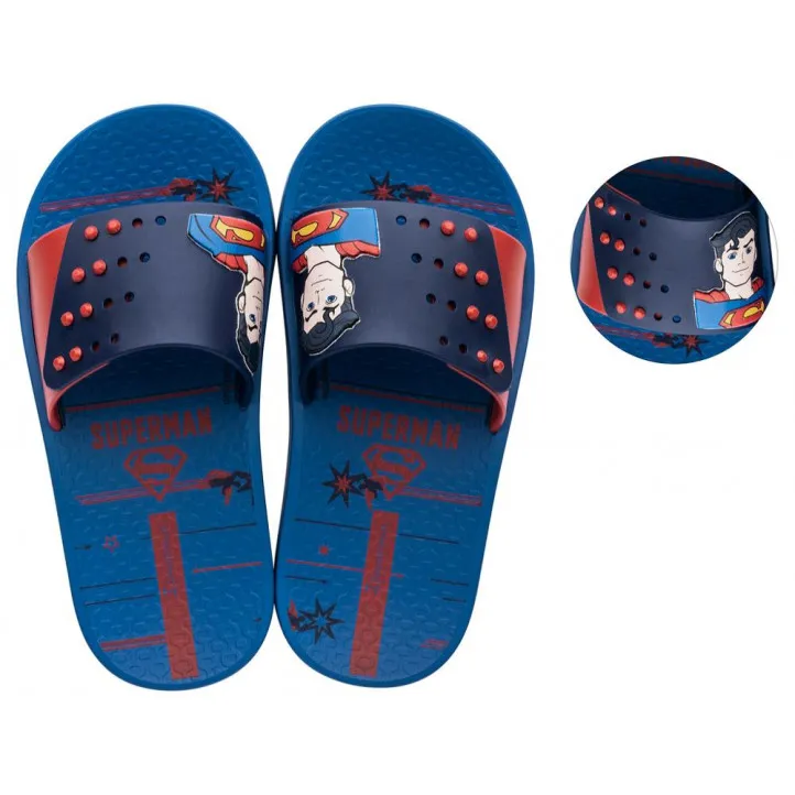 CHANCLAS DE NIñO IPANEMA LIGA DA JUSTICA KIDS BLUE/BLUE/RED