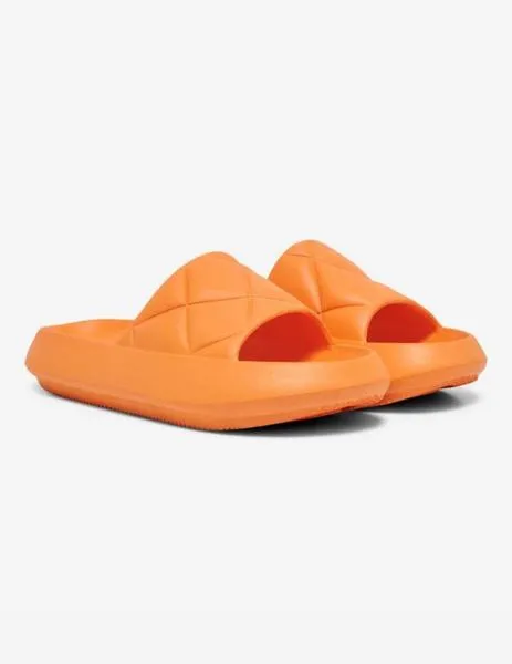 Chanclas de piscina naranjas de goma Mave