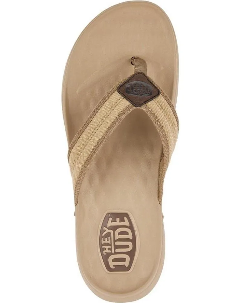 Chanclas HEY DUDE  de Hombre HOMBRE CHANCLAS MYERS FLIP SPORT MODE TAN 40713-2U3  VARIOS COLORES