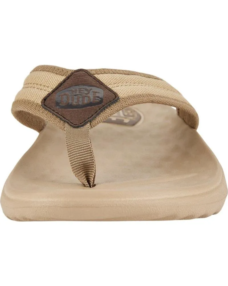 Chanclas HEY DUDE  de Hombre HOMBRE CHANCLAS MYERS FLIP SPORT MODE TAN 40713-2U3  VARIOS COLORES