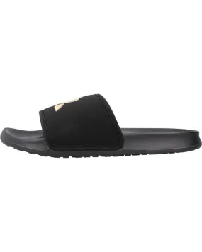 Chanclas LE COQ SPORTIF  de Hombre CHANCLAS SLIDE BINDING METALLIC  NEGRO