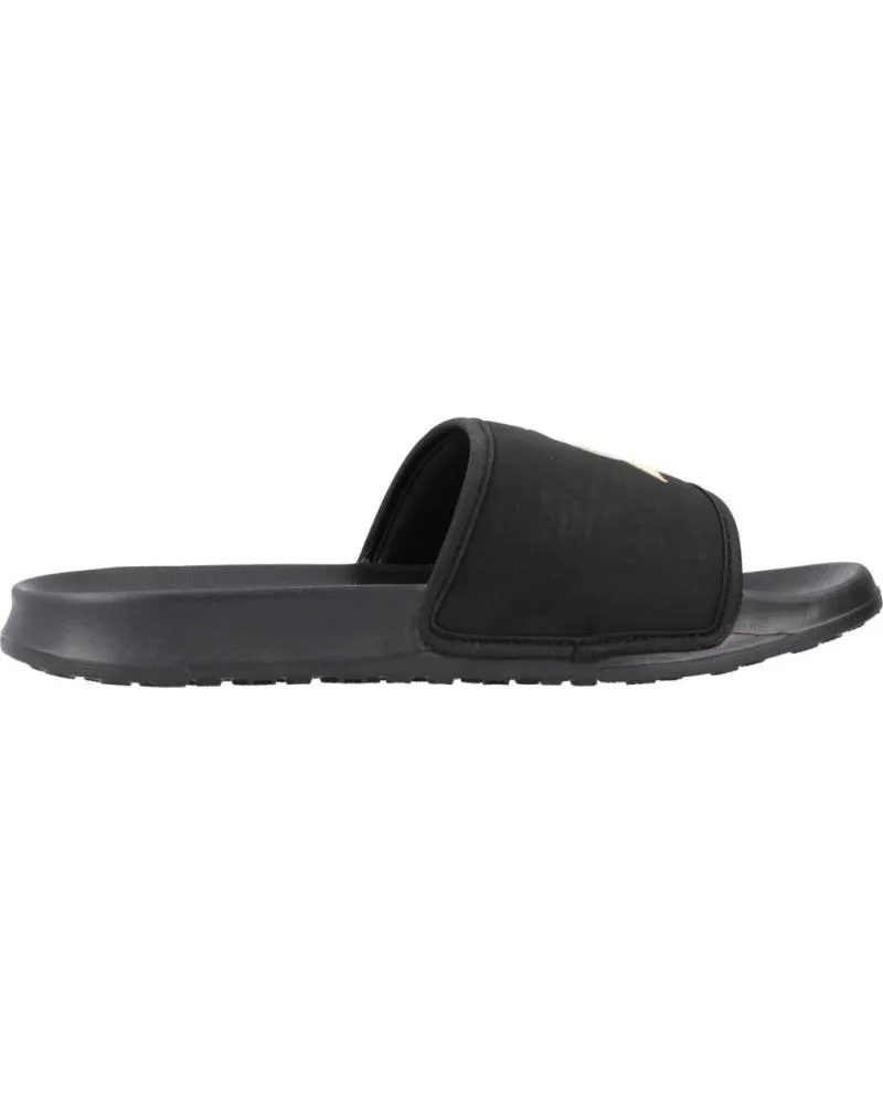 Chanclas LE COQ SPORTIF  de Hombre CHANCLAS SLIDE BINDING METALLIC  NEGRO