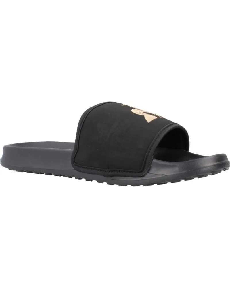 Chanclas LE COQ SPORTIF  de Hombre CHANCLAS SLIDE BINDING METALLIC  NEGRO