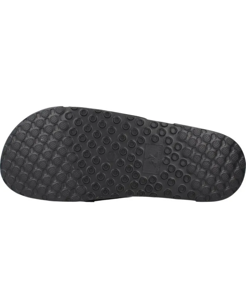 Chanclas LE COQ SPORTIF  de Hombre CHANCLAS SLIDE BINDING METALLIC  NEGRO