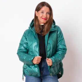 Chaqueta Acolchada Ondas - Verde