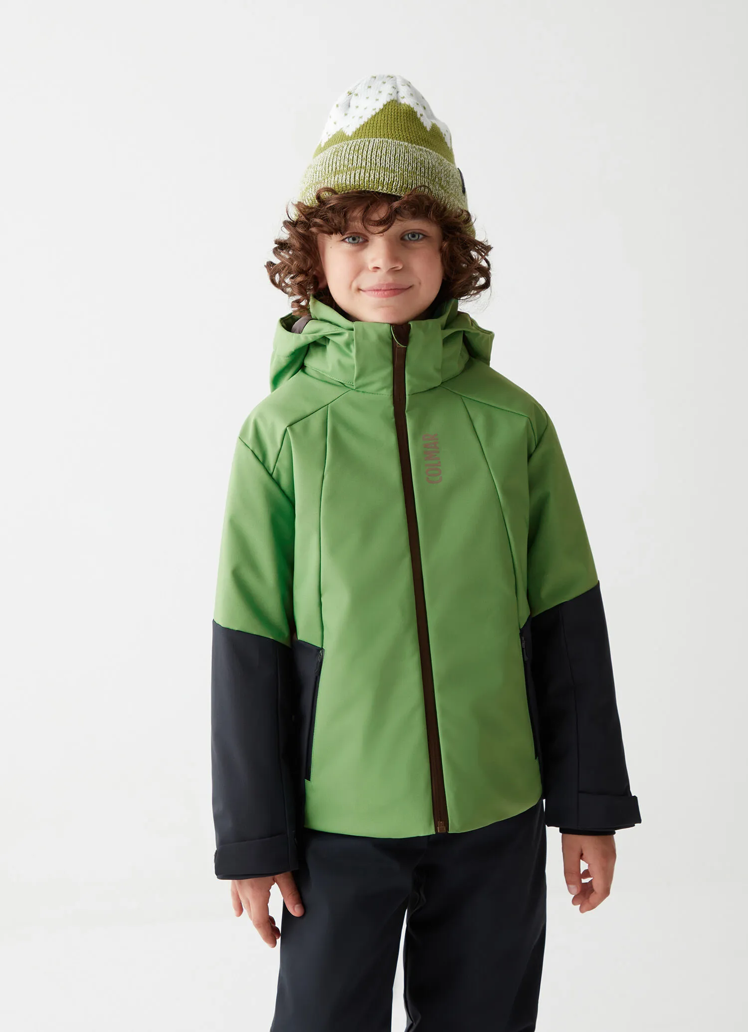 Chaqueta de esquí colorblock para niño