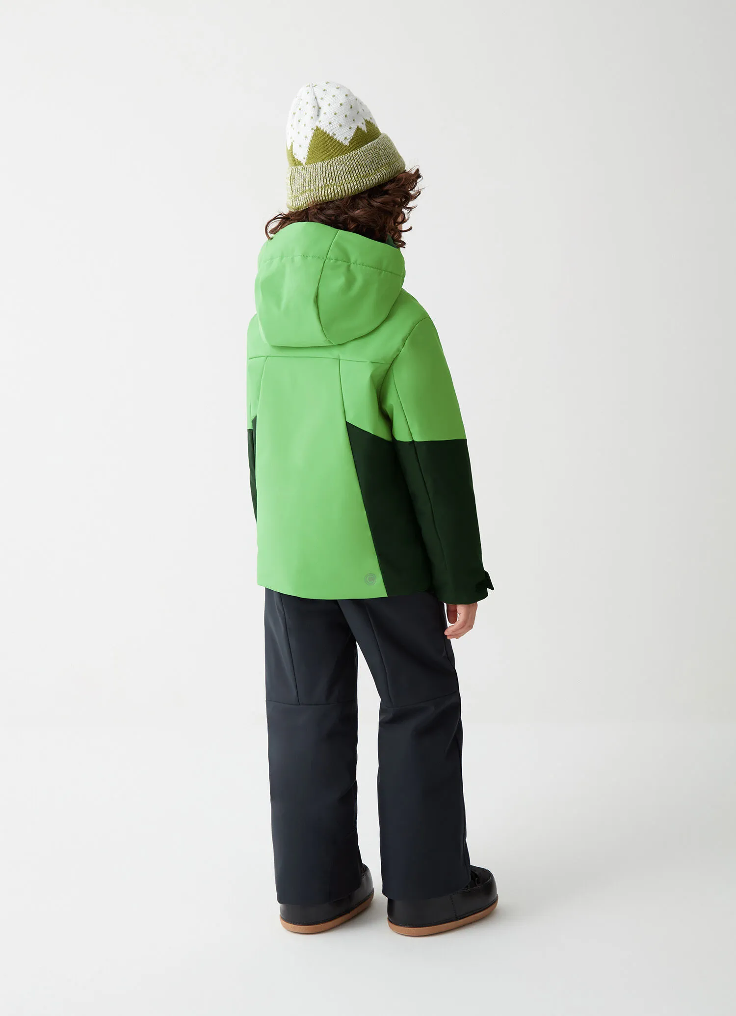 Chaqueta de esquí colorblock para niño