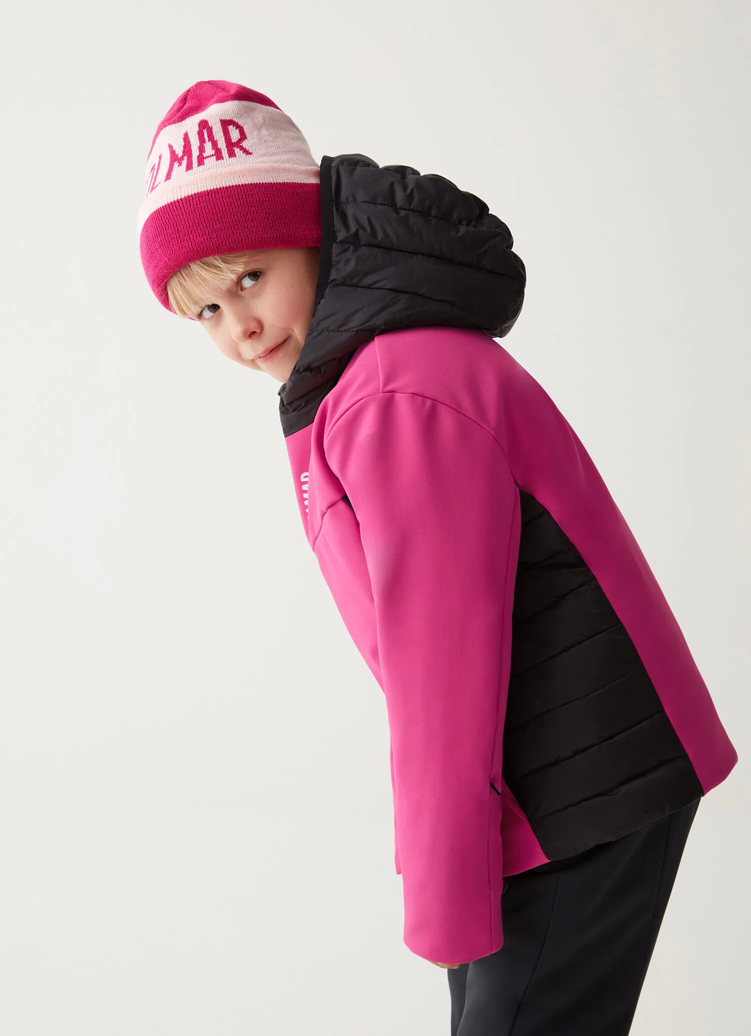 Chaqueta de esquí KIDS con inserciones acolchadas