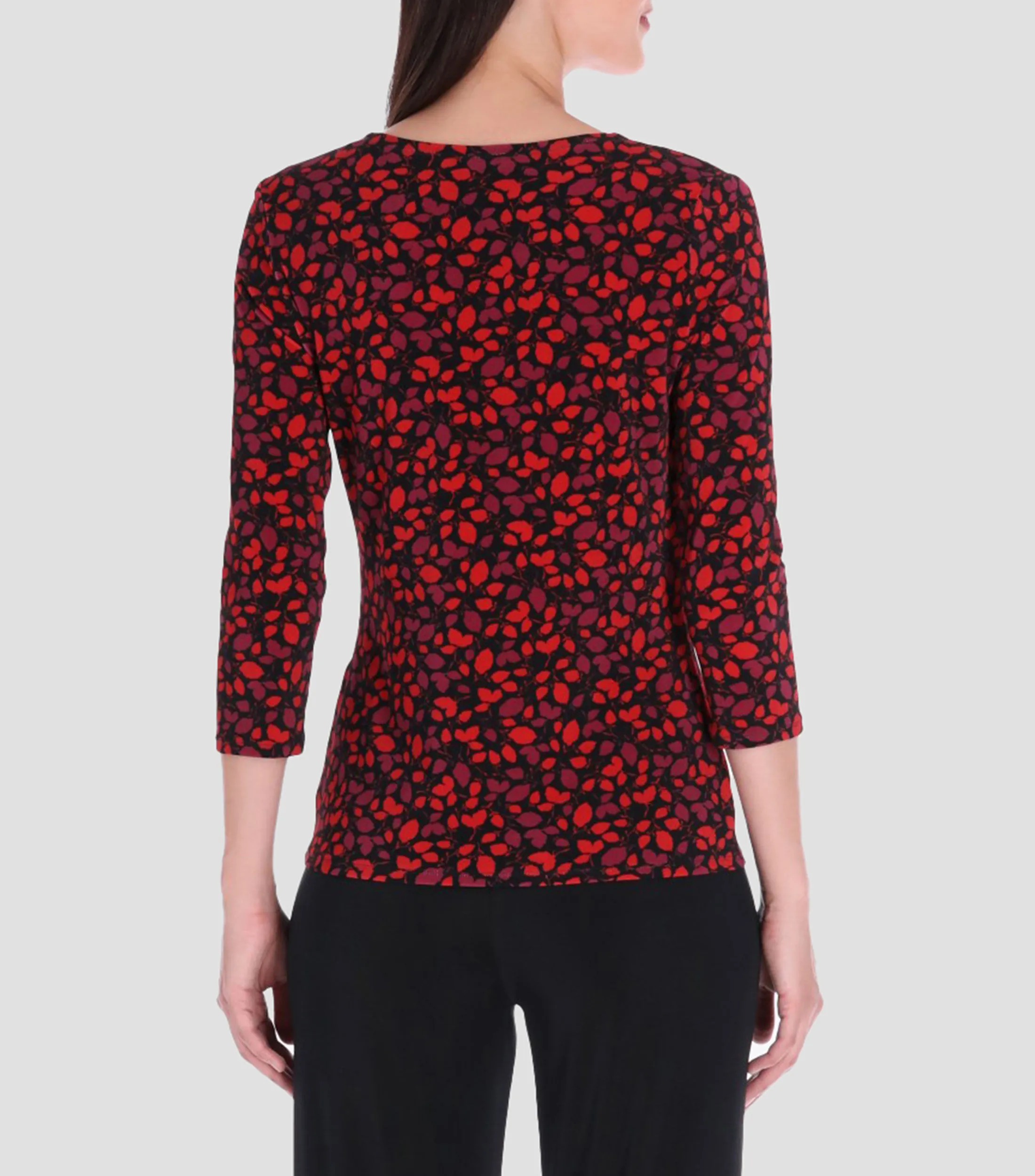 Charme Blusa con estampado manga 3,4 Petite Mujer