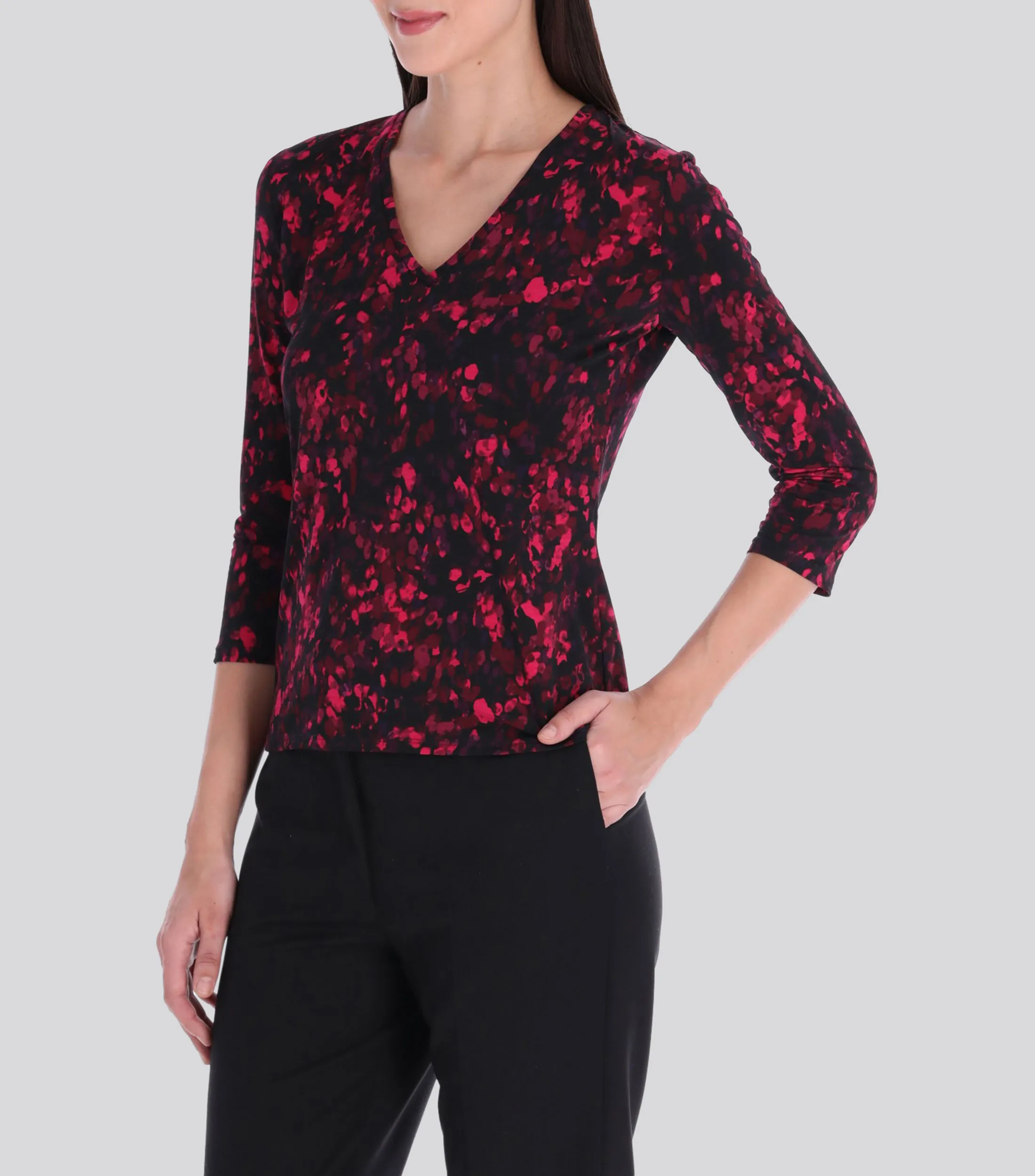 Charme Blusa manga 3,4 Petite Mujer