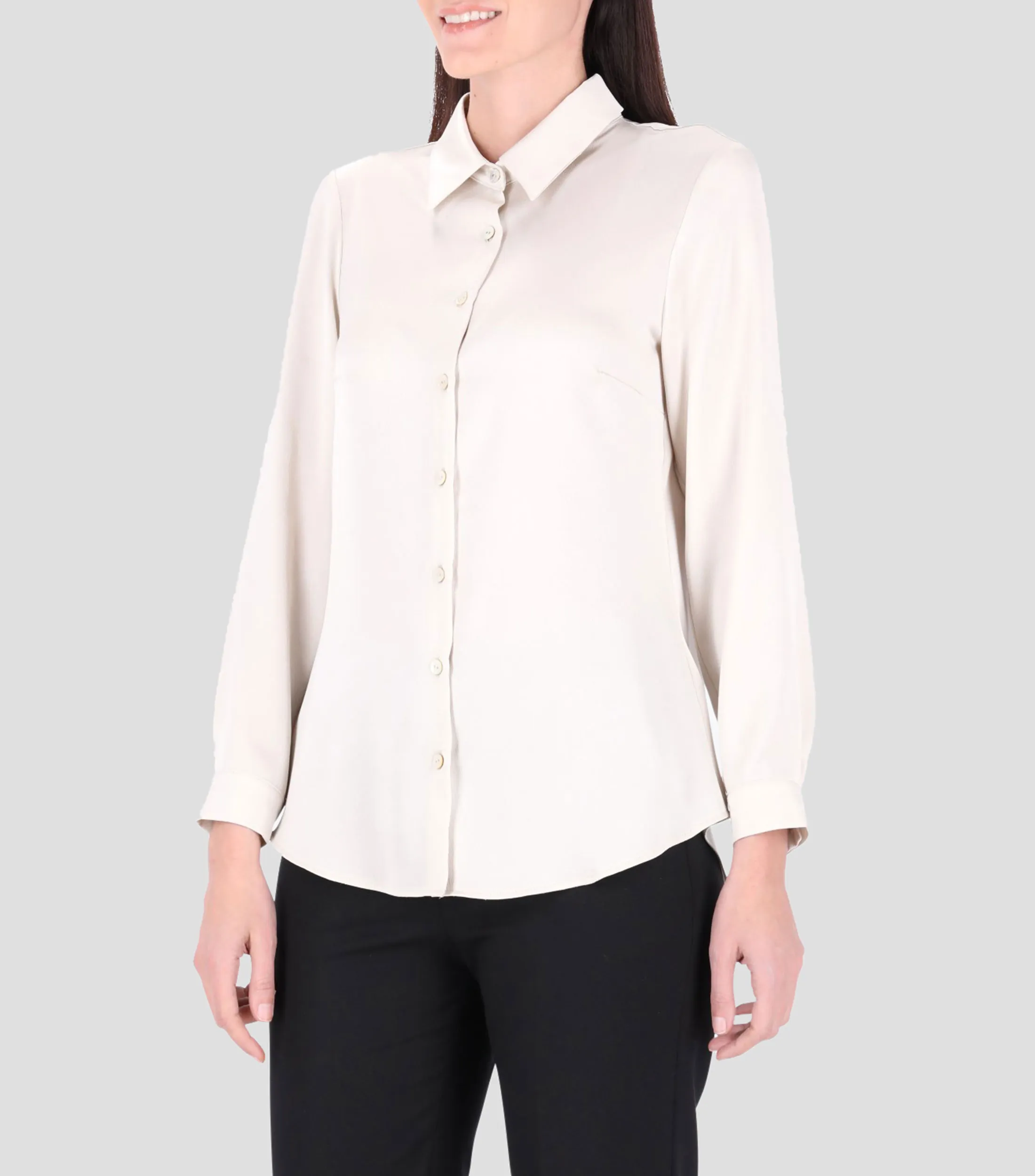 Charme Camisa de manga larga Petite Mujer