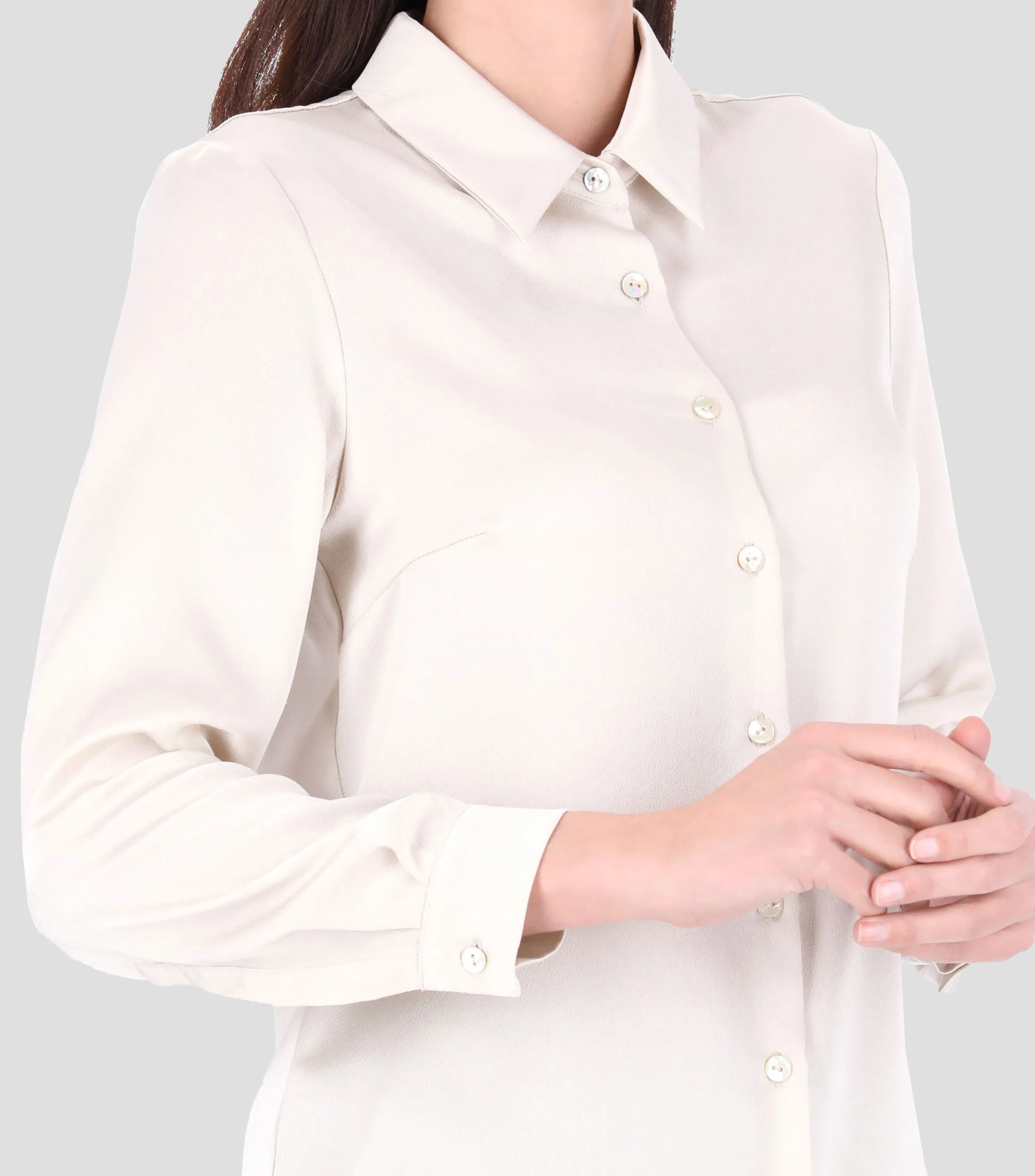 Charme Camisa de manga larga Petite Mujer