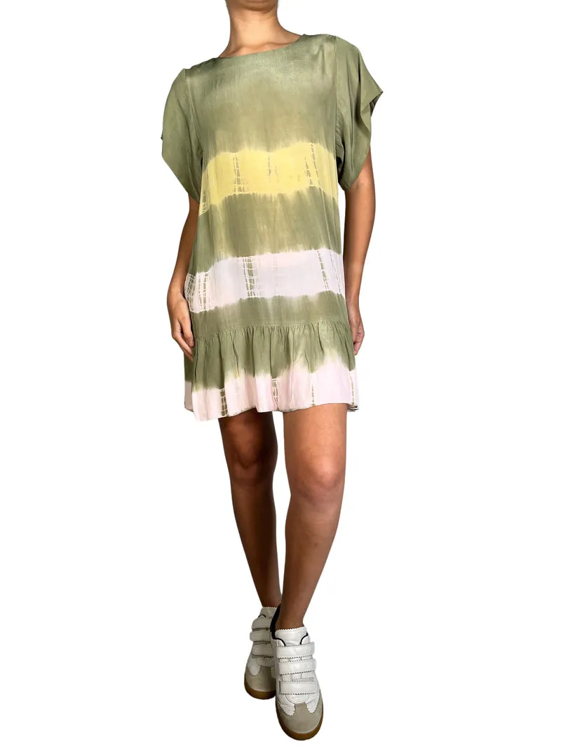 CHER Vestido Mini Tie Dye