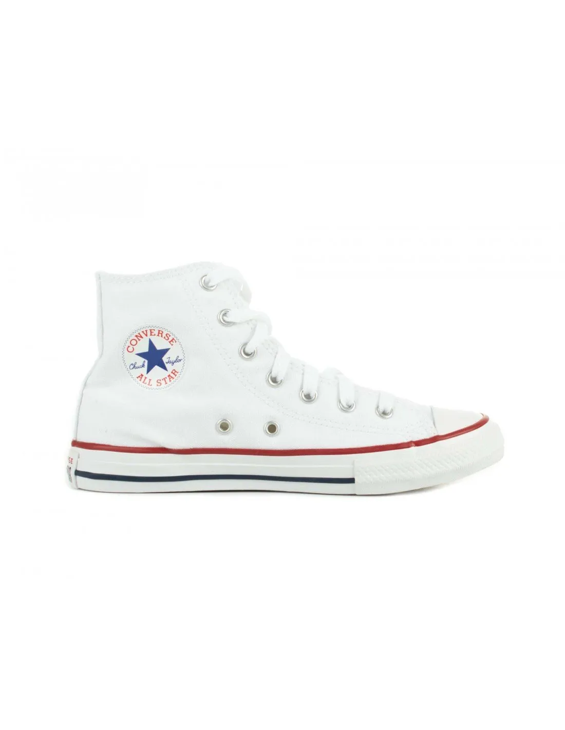 CONVERSE - Zapatillas blancas Chuck Taylor Core Hi Niño/a