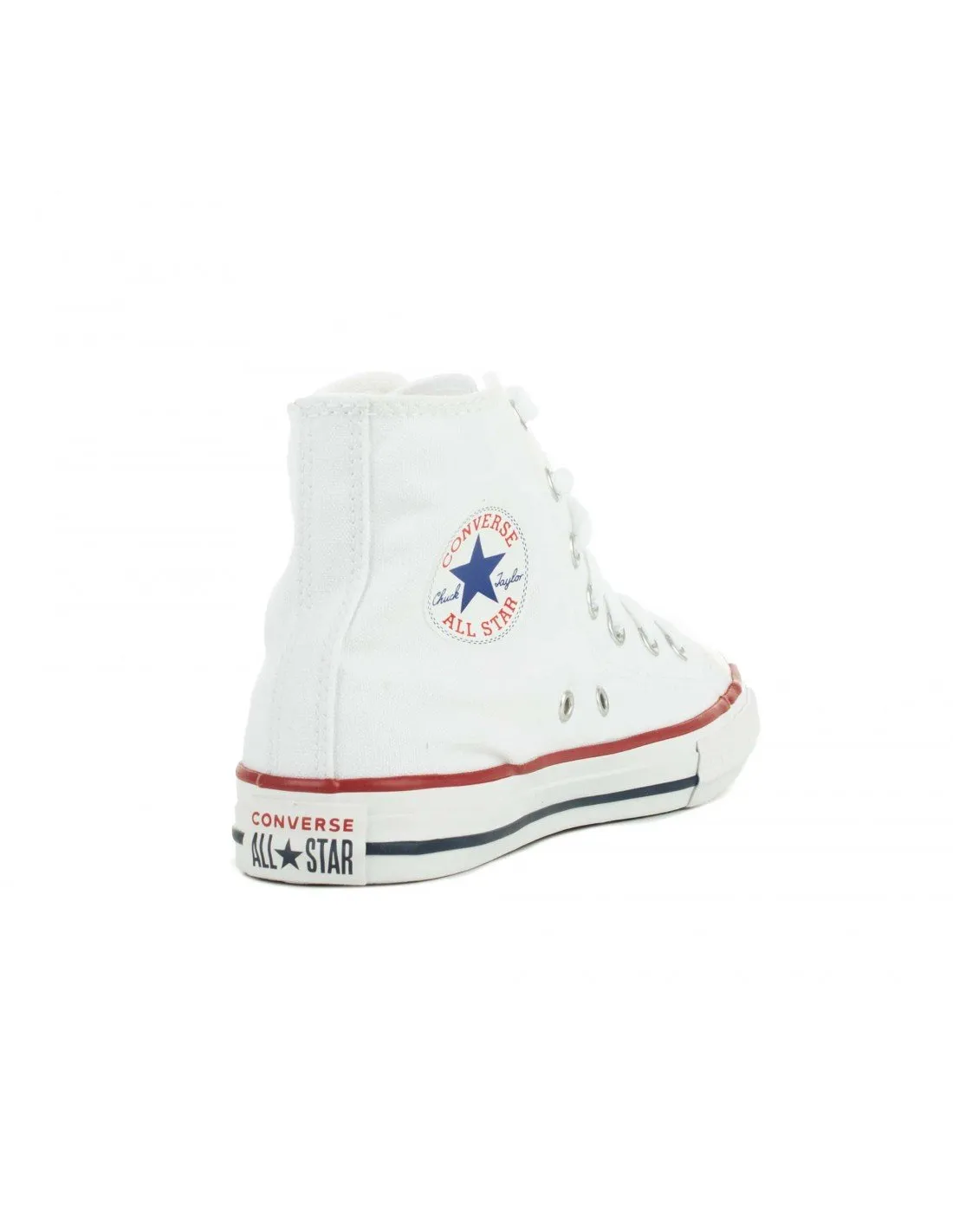 CONVERSE - Zapatillas blancas Chuck Taylor Core Hi Niño/a