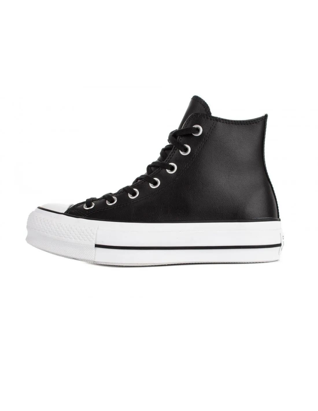 CONVERSE - Zapatillas negras Chuck Taylor All Star Lift Clean Hi 561675C Mujer