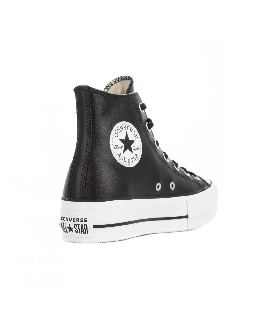 CONVERSE - Zapatillas negras Chuck Taylor All Star Lift Clean Hi 561675C Mujer